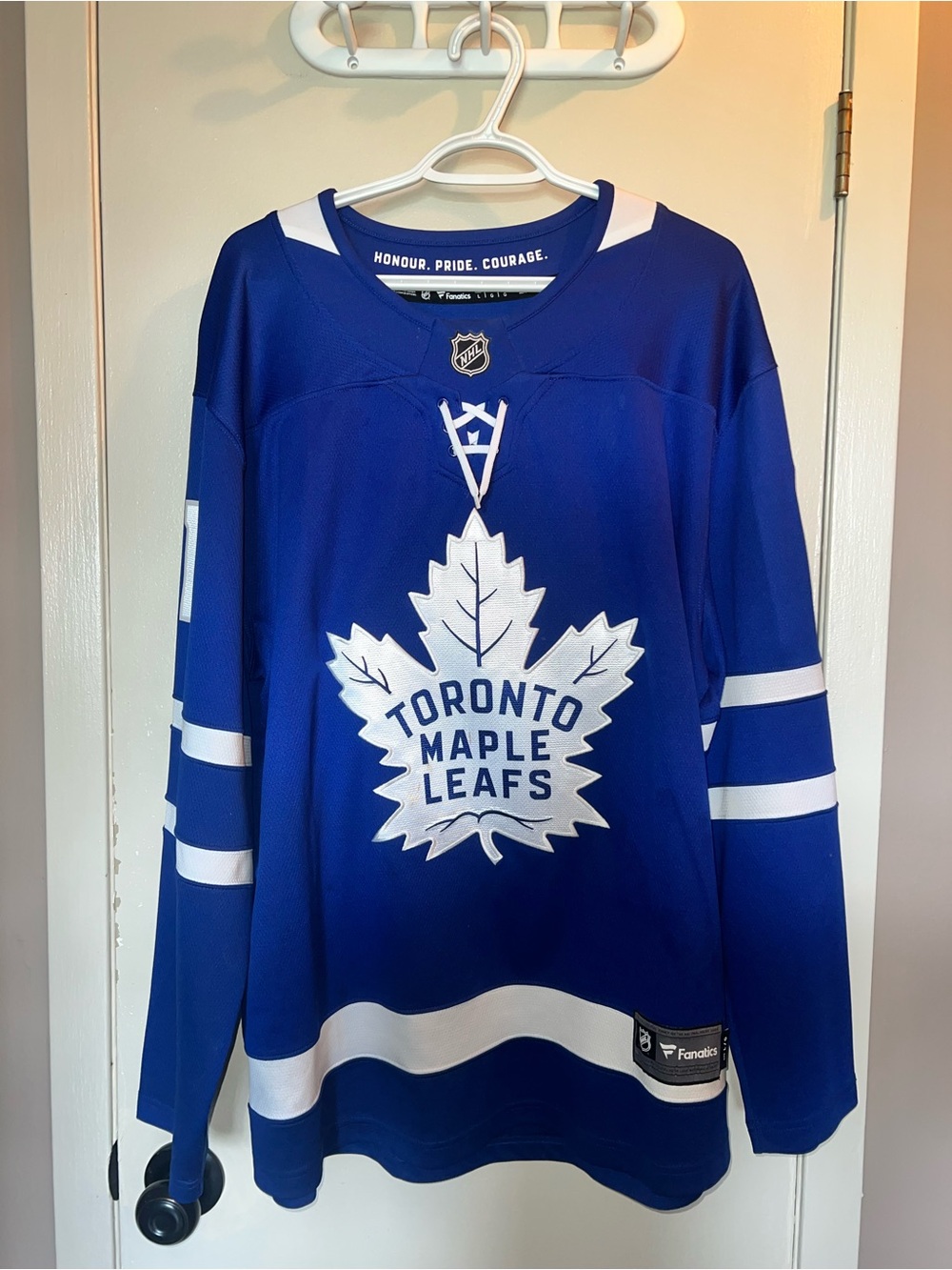 Zach Hyman Fanatics Toronto Maple Leafs Hockey Jersey